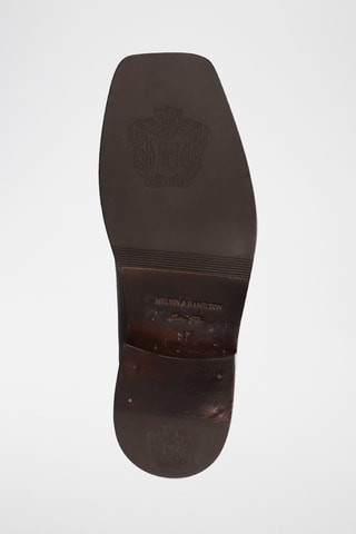 Bottines Chelsea en cuir Shelby - Marron