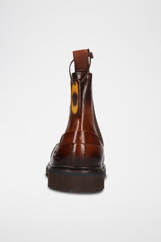 Bottines Chelsea en cuir Pierce - Marron