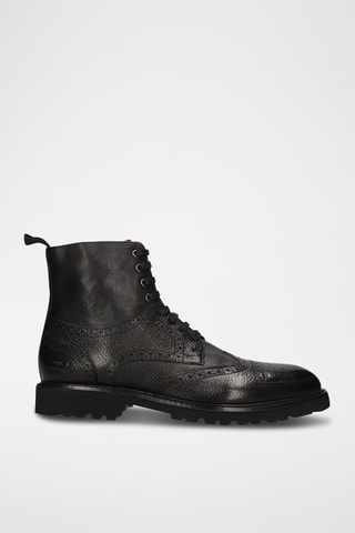 Boots en cuir Trevor - Noir