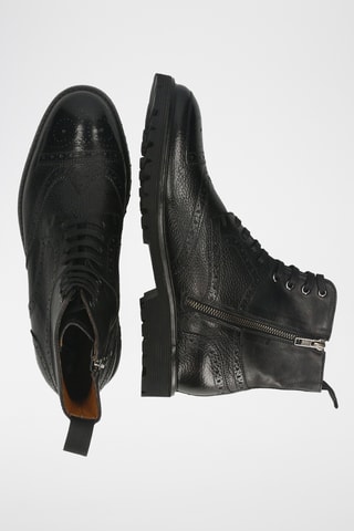 Boots en cuir Trevor - Noir