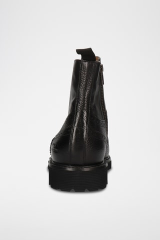 Boots en cuir Trevor - Noir
