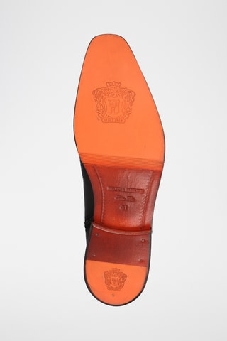 Bottines Chelsea en cuir verni Lawrence - Noir