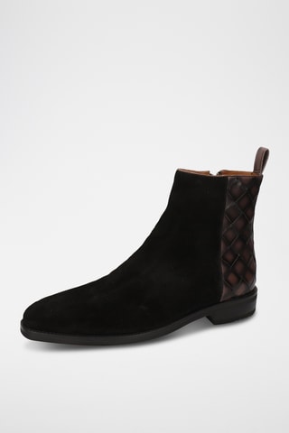 Boots en cuir Lewis - Noir