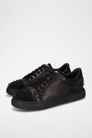 Baskets en cuir Harvey - Noir
