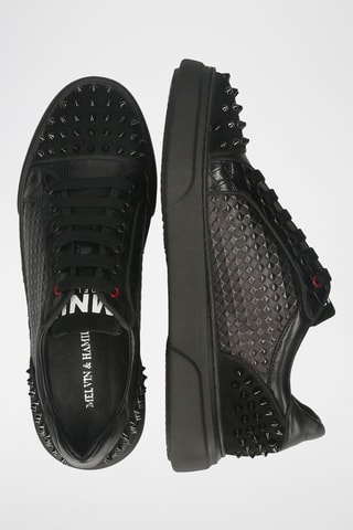 Baskets en cuir Harvey - Noir