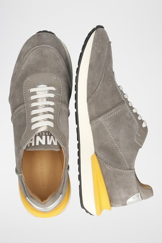 Baskets en cuir Rocco - Gris