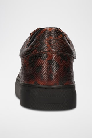 Baskets en cuir de chèvre Tyler - Marron