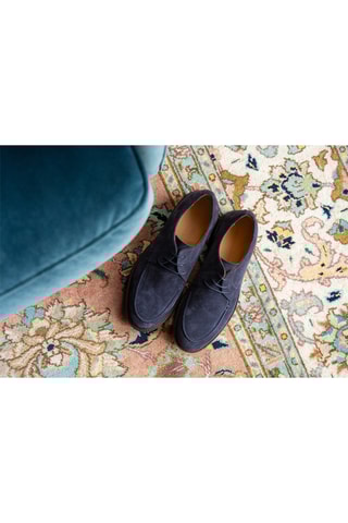 Derbys en nubuck Rick - Bleu marine