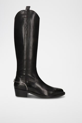 Bottes en cuir Rylee - Noir