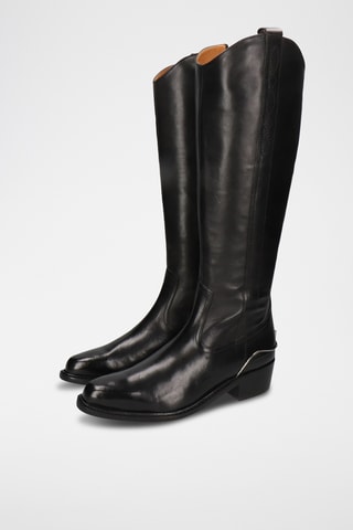 Bottes en cuir Rylee - Noir