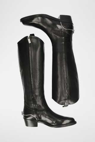 Bottes en cuir Rylee - Noir