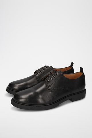 Derbys en cuir verni Olympia 2 - Noir