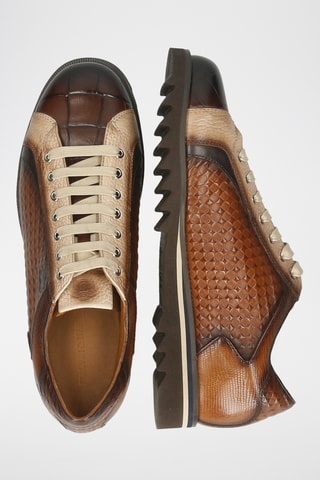 Baskets en cuir Hadrian - Marron