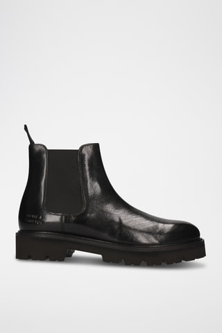 Bottines Chelsea en cuir Regine - Noir