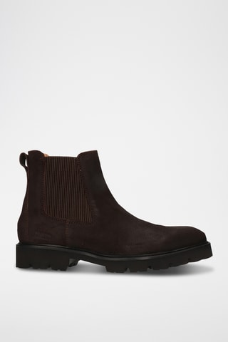 Bottines Chelsea en nubuck Felix - Marron