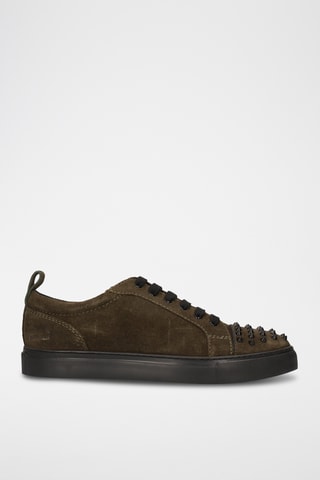 Baskets en nubuck Harvey - Vert olive
