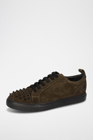 Baskets en nubuck Harvey - Vert olive