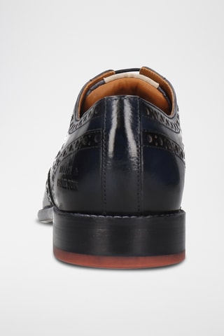 Derbys en cuir Dylan - Bleu marine