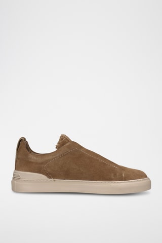 Baskets en nubuck Jax - Taupe