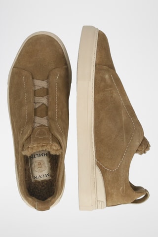 Baskets en nubuck Jax - Taupe