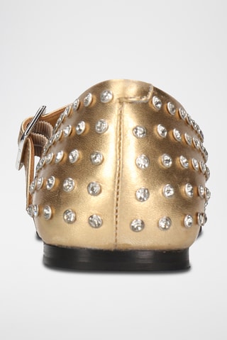 Ballerines en cuir de mouton Emily - Doré