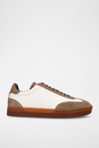 Baskets en cuir Alfie - Taupe