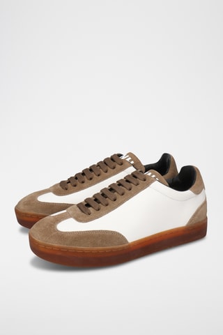 Baskets en cuir Alfie - Taupe