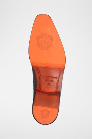 Richelieus en croûte de cuir Lawrence - Marron