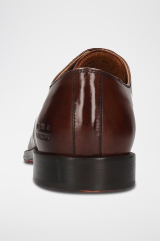 Derbys en croûte de cuir - Marron