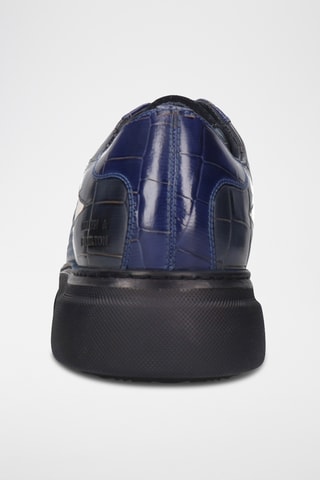 Baskets en cuir Harvey - Bleu