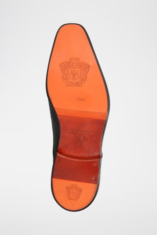 Derbys en croûte de cuir Stefano - Noir