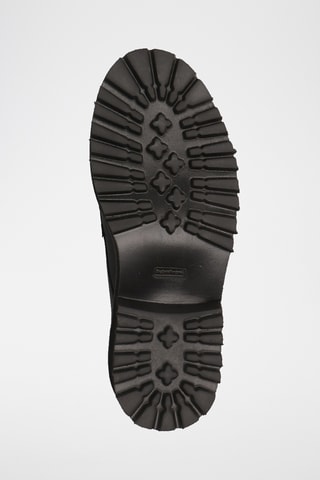 Derbys en croûte de cuir Matteo - Noir