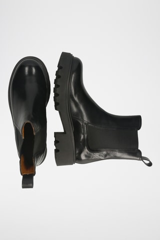 Bottines Chelsea en cuir Dahlia - Noir