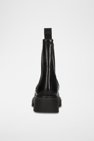 Bottines Chelsea en cuir Dahlia - Noir