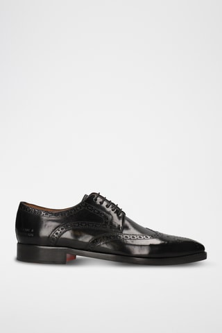 Derbys en croûte de cuir Lawrence - Noir