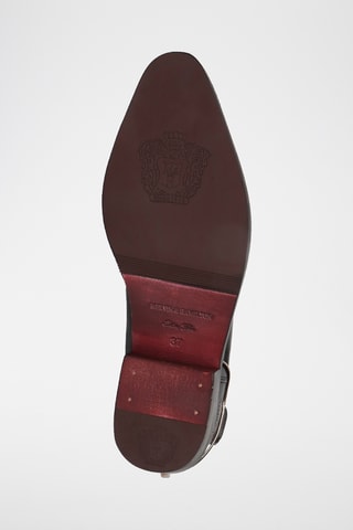 Bottines Chelsea en croûte de cuir Rylee - Noir