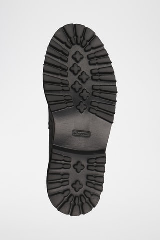 Mocassins en croûte de cuir Matteo - Noir - VISUS A MODIFIER