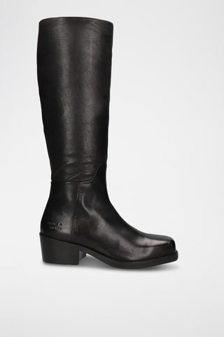 Bottes en cuir Shelby - Noir