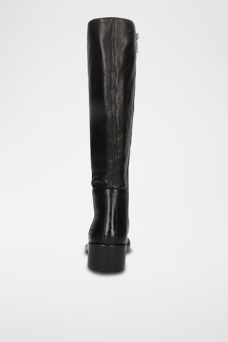 Bottes en cuir Shelby - Noir