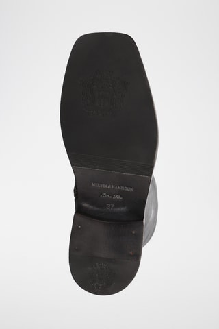 Bottes en cuir Shelby - Noir