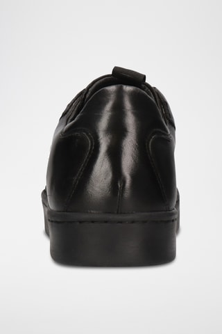 Slip-on en cuir de mouton Alfie - Noir