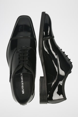 Derbys en cuir Stefano - Noir