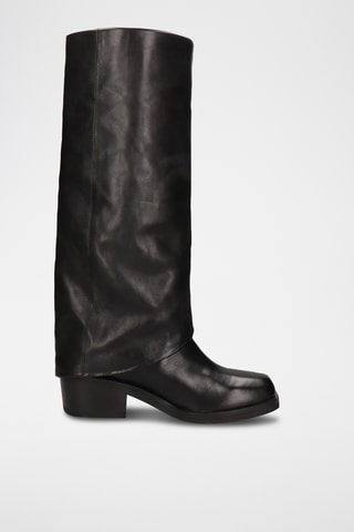 Bottes en cuir Catalina - Noir