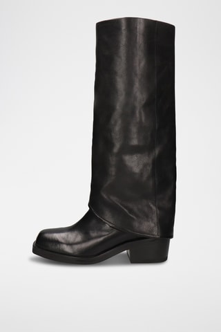 Bottes en cuir Catalina - Noir