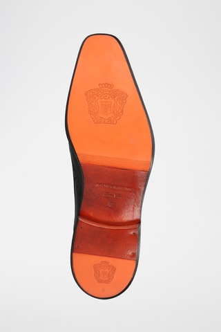 Derbys en croûte de cuir Stefano - Noir