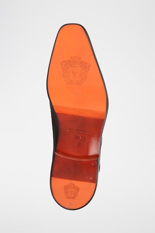 Derbys en croûte de cuir Stefano - Marron