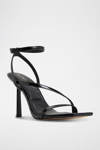 Sandales à talons vernies Scintilla - Noir