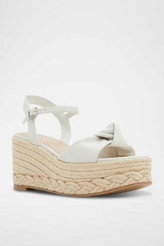 Sandales compensées Annamarie - Blanc