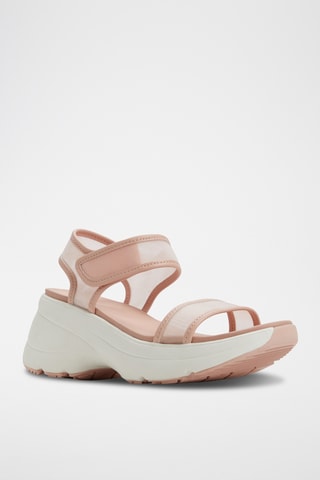Sandales à talons plateformes Chamomile - Rose