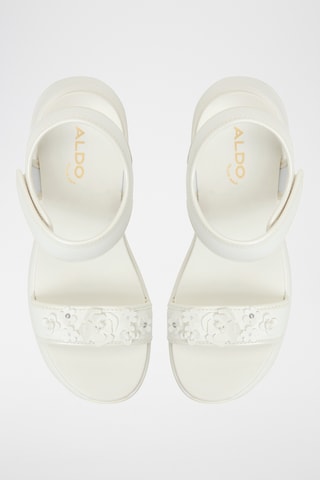 Sandales à talons plateformes Camomille - Blanc